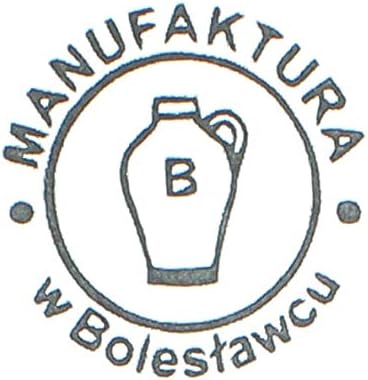 Blue Rose Polish Pottery Periwinkle Sugar & Creamer with Tray