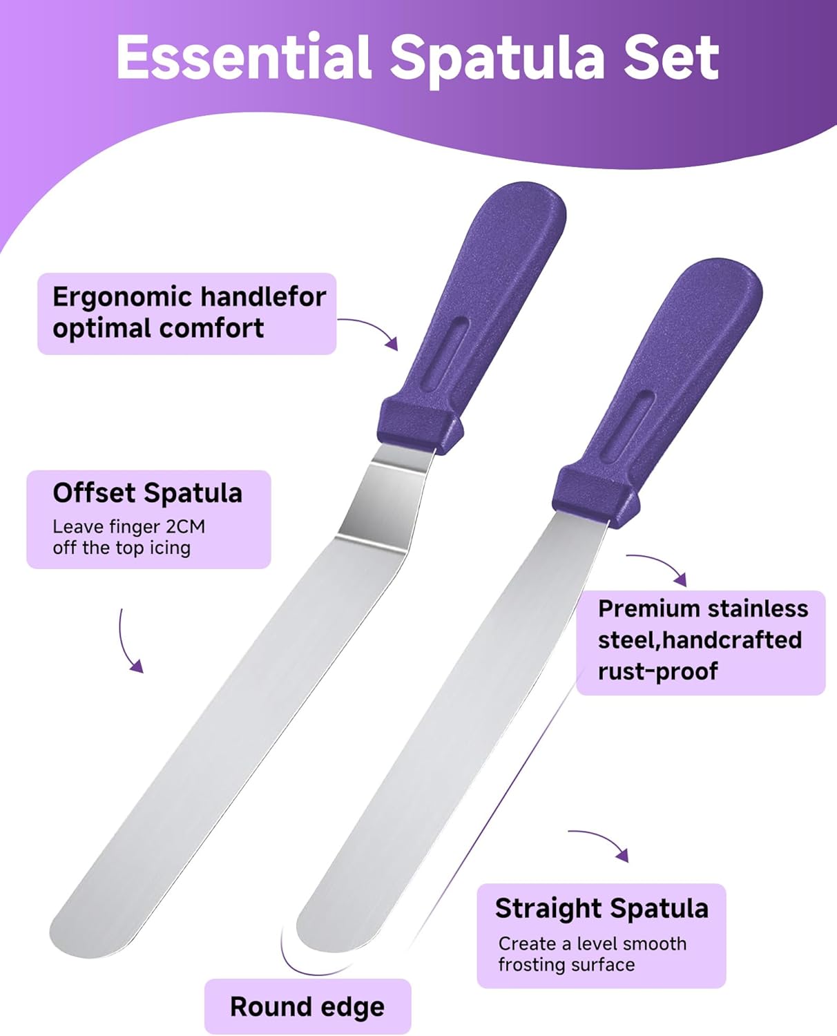 Boyun Cake Decorating Kit, 137pcs Cake Decorating Supplies With Cake Turntable For Decorating, Pastry Piping Bag, Russian Piping Tips Tools, Baking Supplies For Beginners