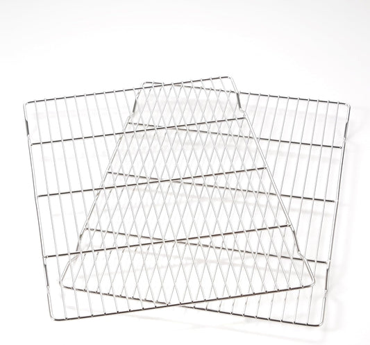 Cooling rack,2-Pack Heavy-Duty Stainless Steel wire rack for cooking (16.5"x11.5") - Oven Baking Wire Rack for Sheet Pans, Bread, Dishwasher Safe & Non-Toxic Metal Grates