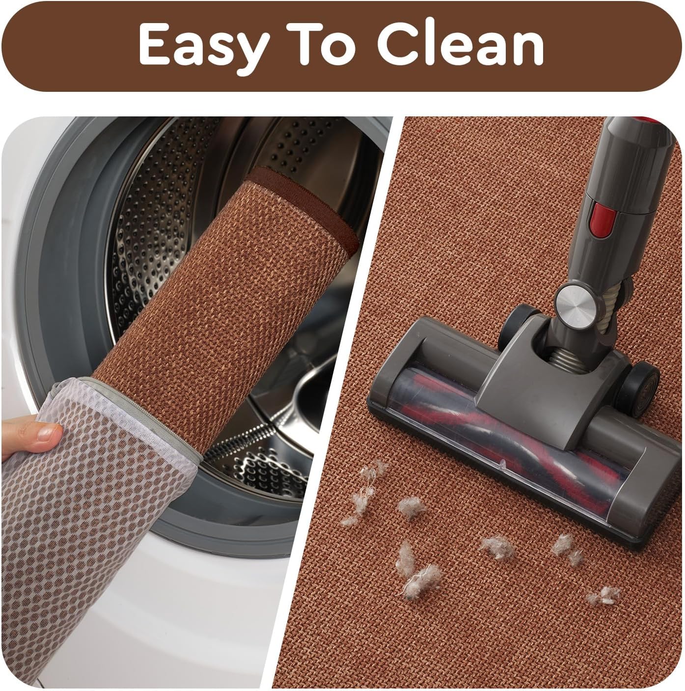 tchdio Kitchen Mats for Floor, Rubber Backed Kitchen Rugs Non Slip Washable, Superior Absorbent Kitchen Runner Rug Easy to Clean, Comfort Kitchen Floor Mat Front of Sink (Burnt Orange, 20" × 32")