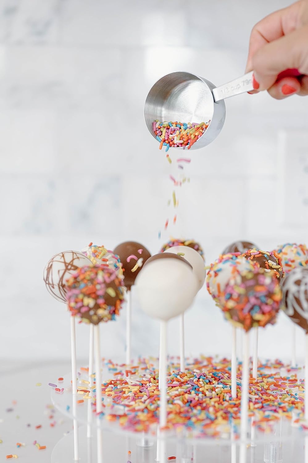 Classic Confetti Cake Pop Kit - Milk Chocolate Coating